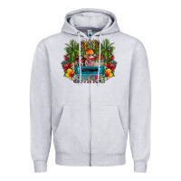 Heather Grey Summer Zipper Hoodie - CowhideDigitalArt