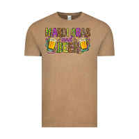 Vintage Coffee mardi gras and beer hjf Vintage Tee - HowdyJamesFarm