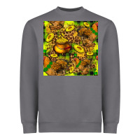 Storm St. Patrick's Chicken With Pot Of Gold Heavyweight Sweatshirt - FaDigitalArtStudio