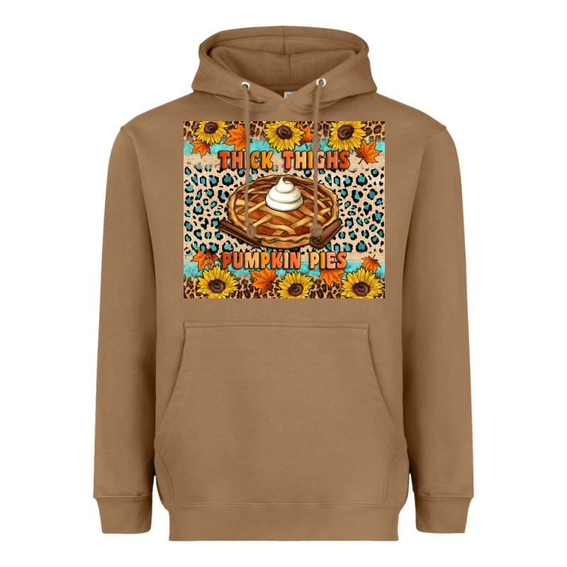 Thick Thighs Pumpkin Pies Heavyweight Hoodie by Artiststas | Teevron