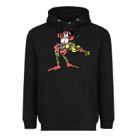 Black the iommi monkey Heavyweight Hoodie - lanVoArt