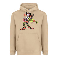 Mushroom the iommi monkey Heavyweight Hoodie - lanVoArt