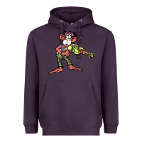 Plum the iommi monkey Heavyweight Hoodie - lanVoArt
