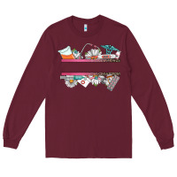 Burgundy custom name nurse Long Sleeve Tee - CowGirlArtShop