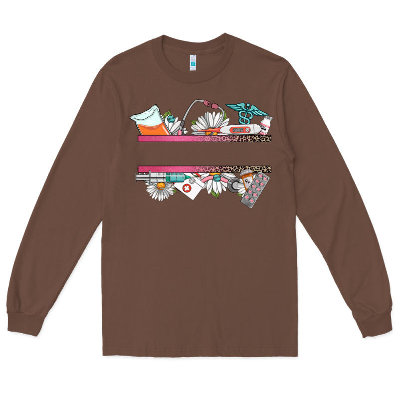 Custom Name Nurse Long Sleeve Tee by CowGirlArtShop | Teevron