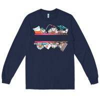 Navy custom name nurse Long Sleeve Tee - CowGirlArtShop
