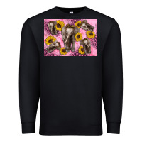 Black Baby elephant sunflowers kid's bottle Premium Sweatshirt - Artiststas