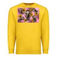 Lemon Baby elephant sunflowers kid's bottle Premium Sweatshirt - Artiststas