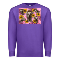 Purple Baby elephant sunflowers kid's bottle Premium Sweatshirt - Artiststas