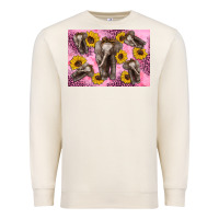 Sandshell Baby elephant sunflowers kid's bottle Premium Sweatshirt - Artiststas