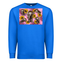 True Royal Baby elephant sunflowers kid's bottle Premium Sweatshirt - Artiststas