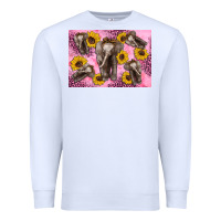 White Baby elephant sunflowers kid's bottle Premium Sweatshirt - Artiststas