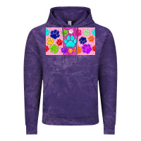 Cloud Purple paw print Vintage Hoodie - TumblerDesignByShophia