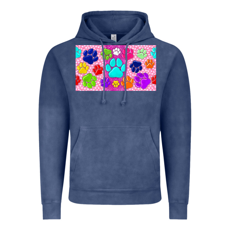 Paw Print Vintage Hoodie by TumblerDesignByShophia | Teevron