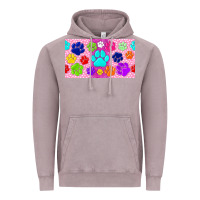 Vintage Zinc paw print Vintage Hoodie - TumblerDesignByShophia
