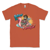 Copper Bitches be floatin' skeleton summer Classic Tee - NancyCooperArtShop