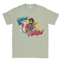 Matcha Bitches be floatin' skeleton summer Classic Tee - NancyCooperArtShop