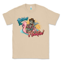 Mushroom Bitches be floatin' skeleton summer Classic Tee - NancyCooperArtShop