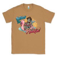 Toasted Coconut Bitches be floatin' skeleton summer Classic Tee - NancyCooperArtShop
