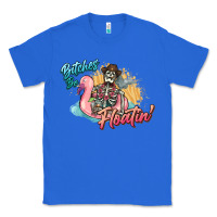 True Royal Bitches be floatin' skeleton summer Classic Tee - NancyCooperArtShop