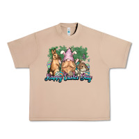 Burro Gnome bunny Happy Easter Day Urban Heavy Tee - HowdyJamesFarm