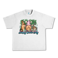 Lunar Rock Gnome bunny Happy Easter Day Urban Heavy Tee - HowdyJamesFarm
