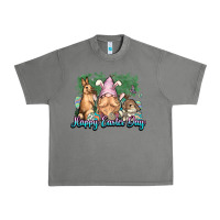 Tornado Gnome bunny Happy Easter Day Urban Heavy Tee - HowdyJamesFarm