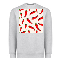 Heather Grey mexico seamless pattern Heavyweight Sweatshirt - FaDigitalArtStudio