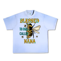 Grape Ice Blessed To Bee Nana Urban Heavy Tee - JahusDesignShop