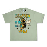 Oil Green Blessed To Bee Nana Urban Heavy Tee - JahusDesignShop