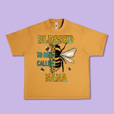Blessed To Bee Nana Urban Heavy Tee Designed By Jahusdesignshop