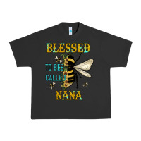 Pigment Black Blessed To Bee Nana Urban Heavy Tee - JahusDesignShop