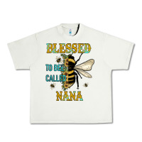 Pistachio Blessed To Bee Nana Urban Heavy Tee - JahusDesignShop