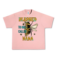 Salmon Blessed To Bee Nana Urban Heavy Tee - JahusDesignShop