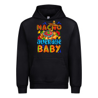 Black nacho average baby with nacho 2 Urban Hoodie - AdoDesignShop