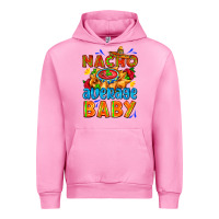 Fuchsia Pink nacho average baby with nacho 2 Urban Hoodie - AdoDesignShop