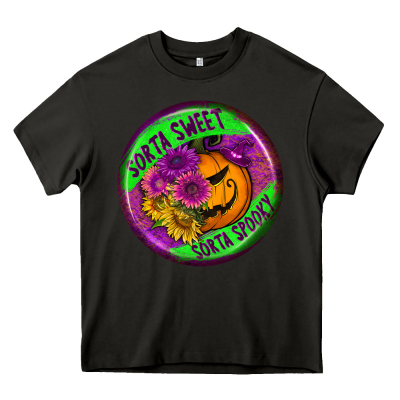 Halloween Round Earrings Heavy Core Tee by BundleAndBundleShop | Teevron