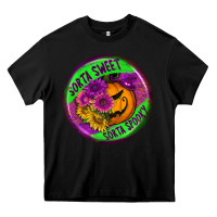 Black halloween round earrings Heavy Core Tee - BundleAndBundleShop