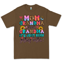 Cacao mom grandma great grandma it's just keeps getting Premium Tee - Artiststas