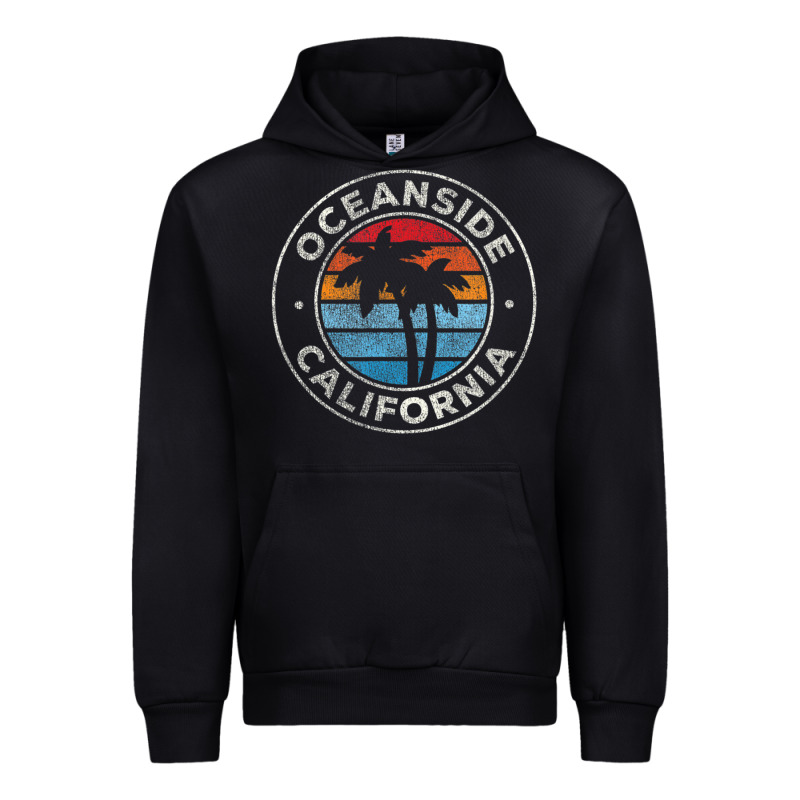 Oceanside California Ca Vintage Retro 70s Urban Hoodie by lanVoArt | Teevron