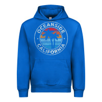 Cobalt Oceanside California Ca Vintage Retro 70S Urban Hoodie - lanVoArt