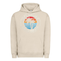 Pigment French Oak Oceanside California Ca Vintage Retro 70S Urban Hoodie - lanVoArt