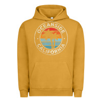 Pigment Peanut Butter Oceanside California Ca Vintage Retro 70S Urban Hoodie - lanVoArt