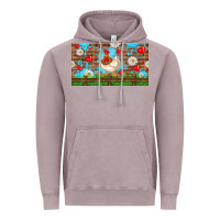 Vintage Zinc cute chicken Vintage Hoodie - TumblerDesignByShophia