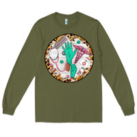 Army Green nurse coaster Long Sleeve Tee - CowGirlArtShop