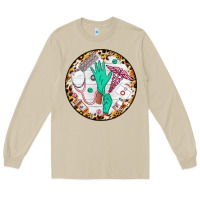 Mushroom nurse coaster Long Sleeve Tee - CowGirlArtShop