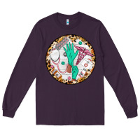Plum nurse coaster Long Sleeve Tee - CowGirlArtShop