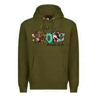 Army Green She Is Strong Proverbs 31 25 Premium Hoodie - FaDigitalArtStudio