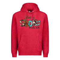 Cardinal She Is Strong Proverbs 31 25 Premium Hoodie - FaDigitalArtStudio