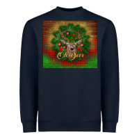 Navy oh deer Heavyweight Sweatshirt - BundleAndBundleShop